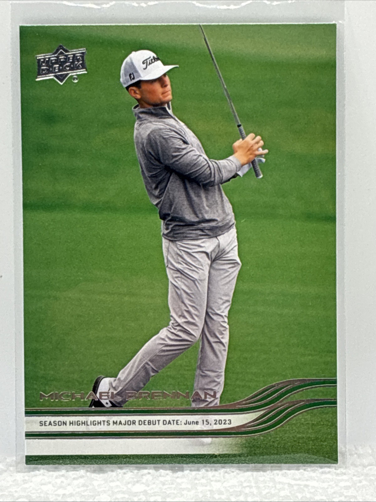 Michael Brennan - 2026 Upper Deck Golf - Season Highlights Debut Dates - #75