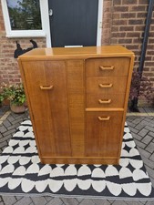 Vintage G Plan Brandon Gentleman's Wardrobe Cupboard Tallboy Can Deliver 