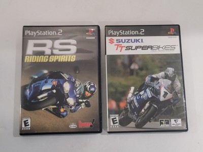 Suzuki TT Super Bikes & RS Riding Spirits (PlayStation 2, PS2) Both CIB Tested