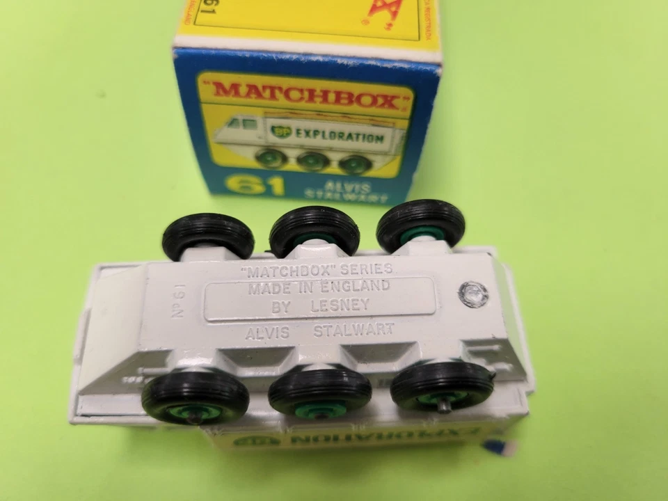 MATCHBOX ALVIS STALWART BP EXPLORACIÓN #61 CON CAJA ORIGINAL LESNEY DIECAST Foto 3 de 4