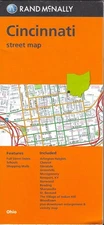 Cincinnati, Ohio  - Street Map, by Rand McNally