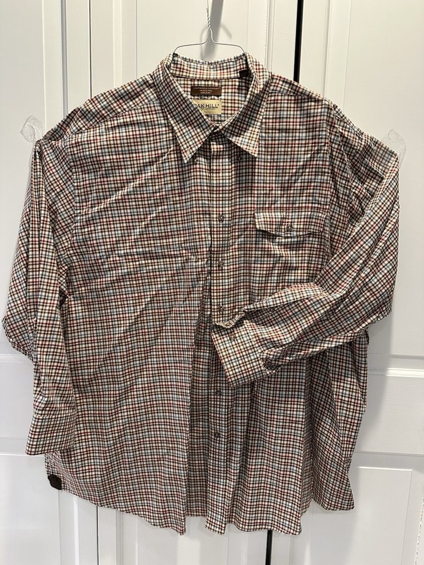 Oakhill Long Sleeve Button Down Continuous Comfort Cotton 3XL Shirt