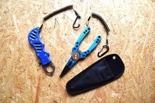   With latest locking function  7-piece set pliers  fish grip blue
