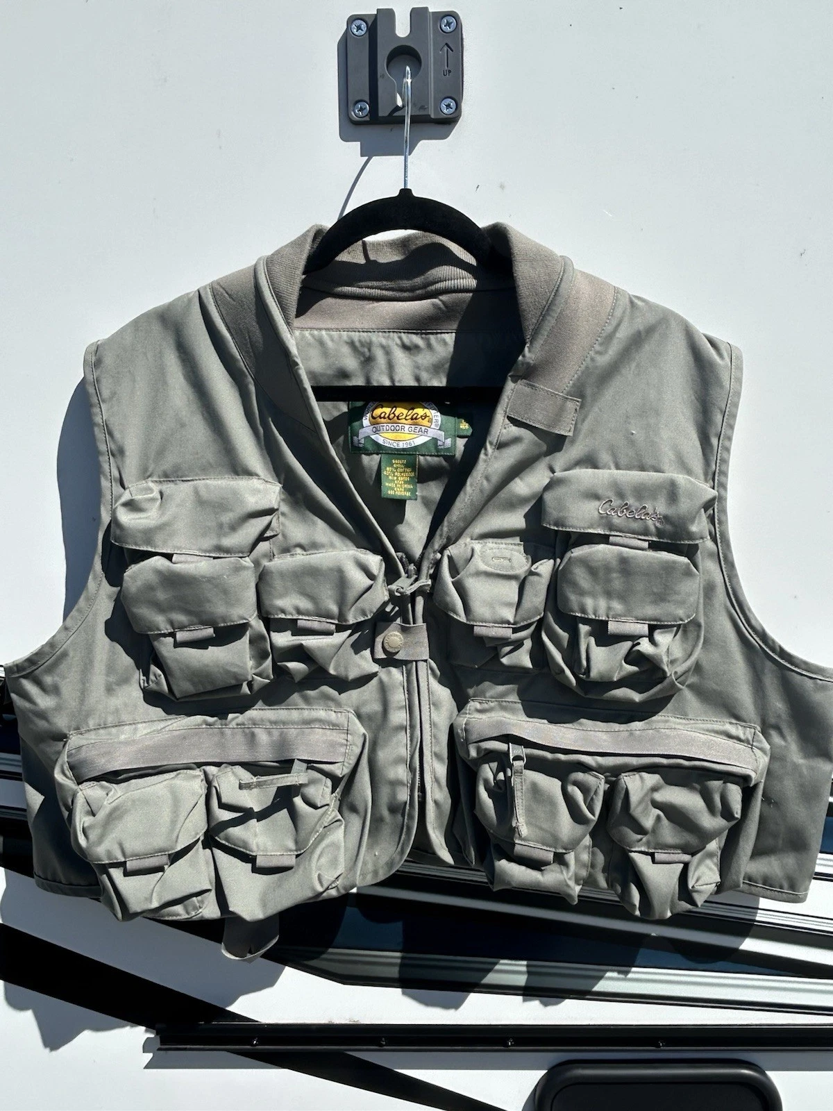 Fly Fishing Vest Backpack with Chest Pack Cabelas Grey Mens Large
Opens in a new window or tab