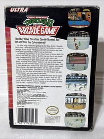 Teenage Mutant Ninja Turtles II The Arcade Game NES CIB With Pizza Certificate