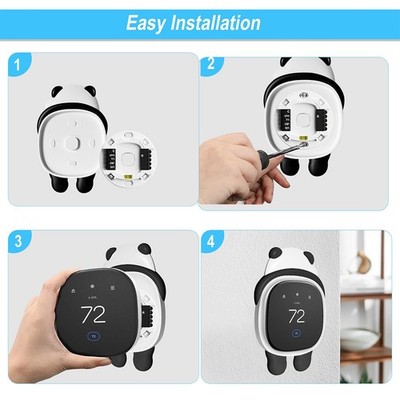 Stylische weiße Halterung Halter Halterung für ecobee Thermostat Essential 2025