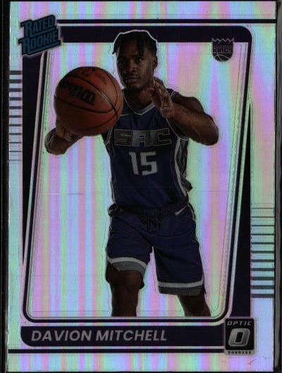 2021-22 Donruss Optic #155 Davion Mitchell Holo C073