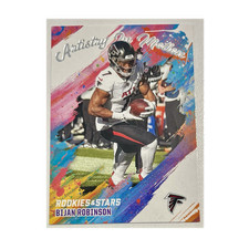 Panini 2025 Rookies & Stars Bijan Robinson #1 Artistry In Motion Falcons NFL