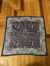 LIBERTY OF LONDON Vintage Paisley Design 100 Silk Scarf 34" Made in England