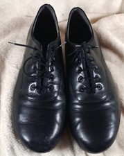 Freed of London Men's Ballroom Dance Shoes 10.5 Black Leather Hand Lasted...