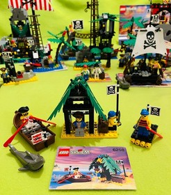 LEGO 30x Pirates Sets Collection 1989-1997 - 6281 6285 6254 6248 6244 6204 1863