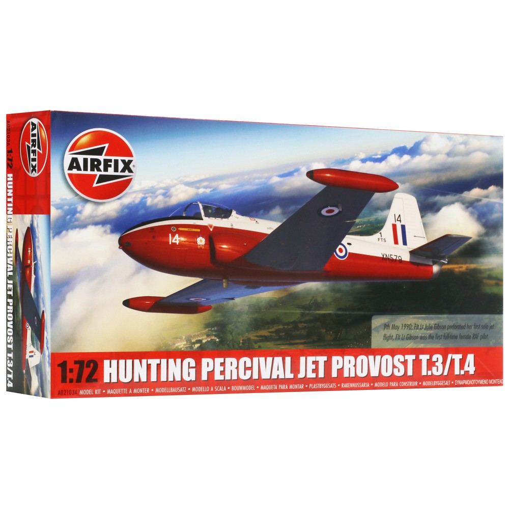 Airfix Standard Model Set - A02103A Hunting Percival Jet Provost T.3/T.4 Model Building Kit - Plastic Model Plane Kits for Adults & Children 8+, Set Includes Sprues and Decals - 1:72 Scale Model - Image 10