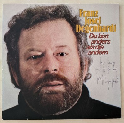 Franz Josef Degenhardt - Du bist anders als die andern  Polydor 1982 signiert LP