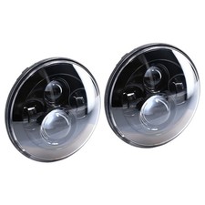 Heise Jp-701b 7 Led Light With Black Face - 7 Inch 9 Led