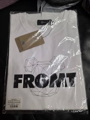 Fragment Bearbrick Medicom Toys T-Shirt Tee White Sz L Brand New 