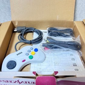 SEGA Saturn HST-0014 Mist Gray Console NTSC-J AC100V Retro #0011