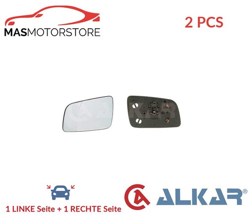 ALKAR (6402123) Spiegelglas, Außenspiegel rechts für SEAT SKODA VW