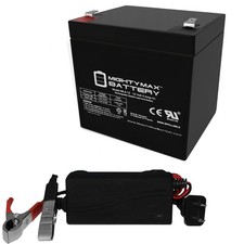 Mighty Max 12V 5AH Replacement Battery Compatible With Solar Power 12V Charger