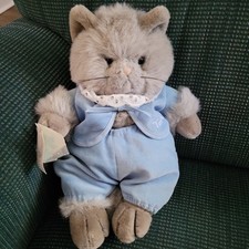 Vintage Beatrix Potter Tom Cat Kitten Frederick Warne Eden 14" Plush. NWT