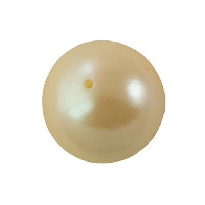 Jumbo Vintage Japanese Ivory Creme Acrylic Pearl Beads 22mm (2)  jpn015A