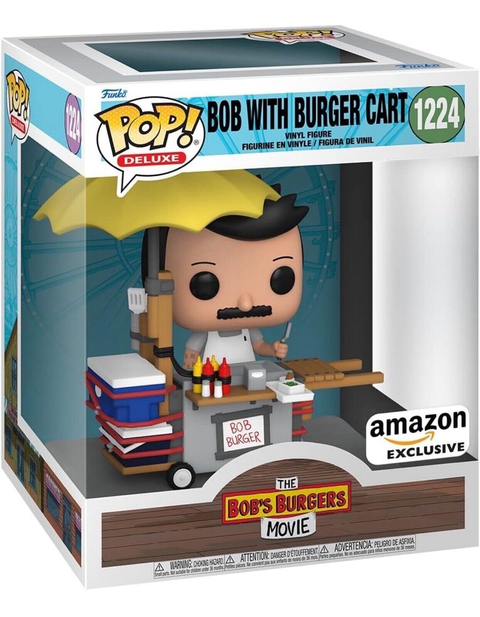 NEWFunko Pop Bob's Burgers Bob with Burger Cart #1224 Amazon
