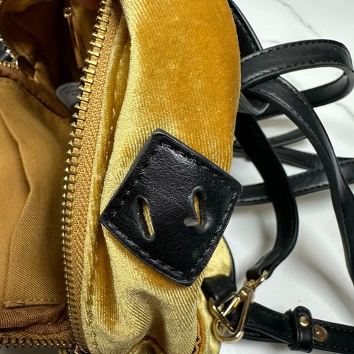 Dream Control Mini Backpack Bag Gold Velvet - Picture 11 of 11