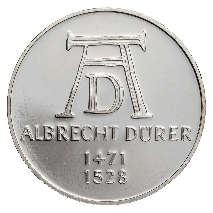 Plata 1971 monedas de Alemania