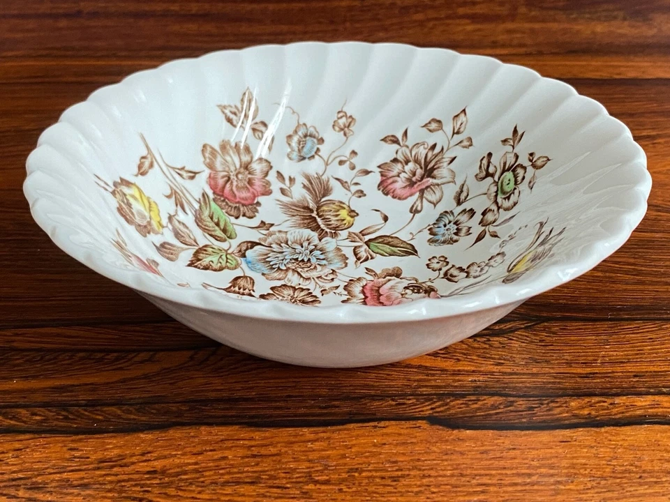 (11) Johnson Brothers Staffordshire Ramo Fruta/Postre (Salsa) Cuencos Foto 2 de 4