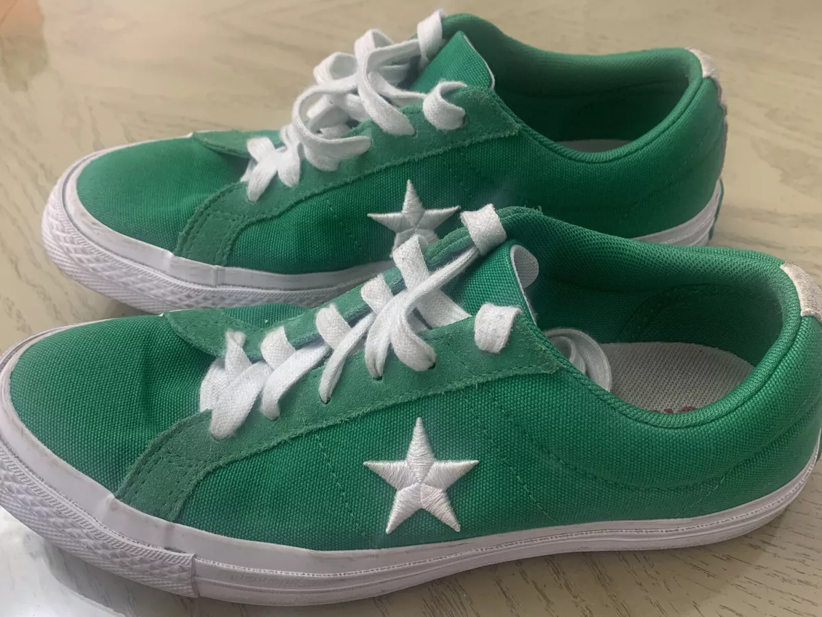 converse one green canvas low 160599C Men's 6 | eBay