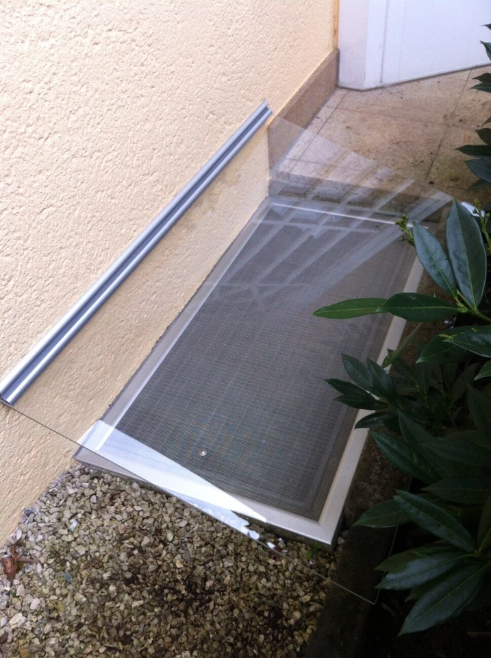 AcrySwing 120 x 55 Lichtschachtabdeckung Kellerschachtabdeckung Regenschutz - Bild 4 von 4