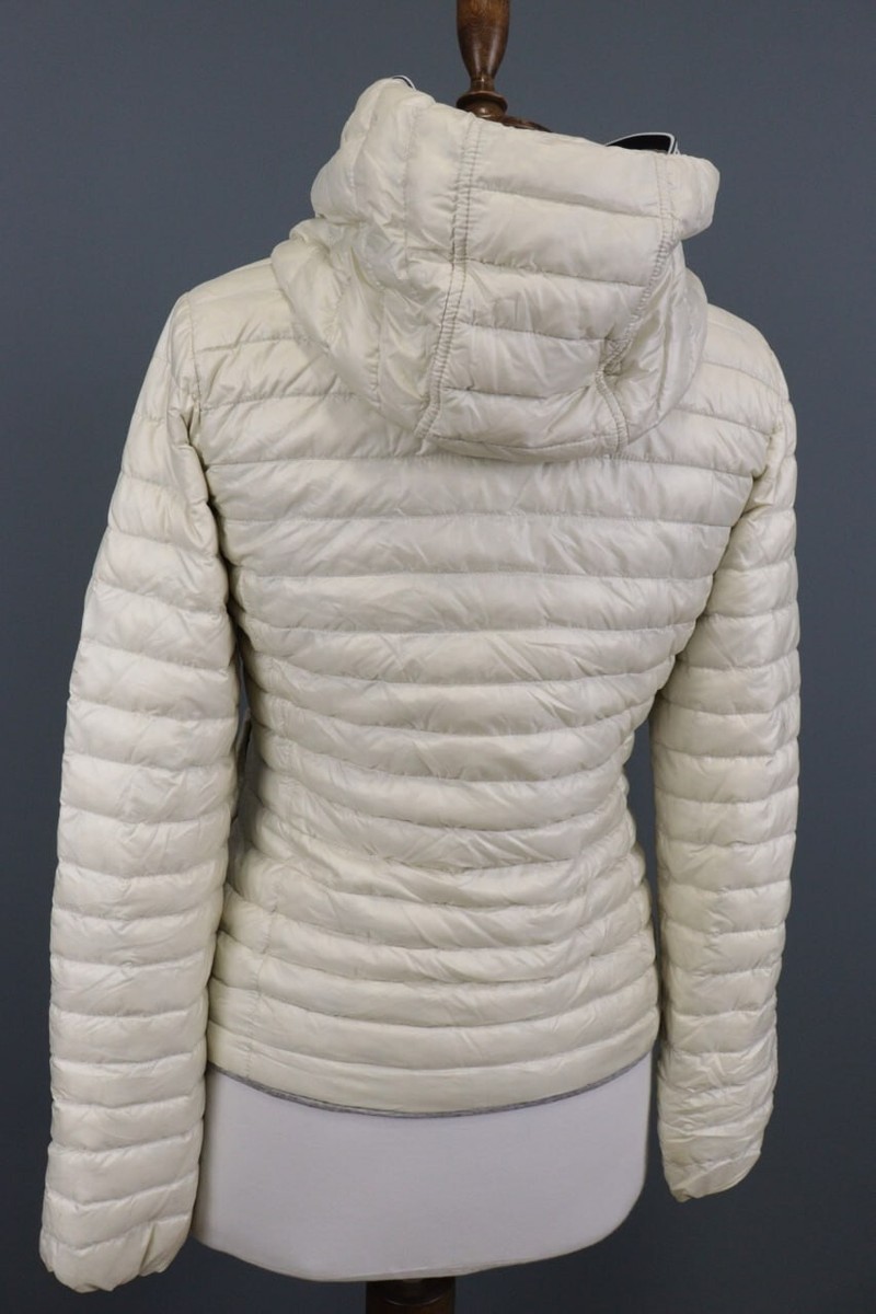 Duvetica■ 駐米S BEIGE Duvetica Beige Quilted Hooded Puffer Padded Down Jacket Size