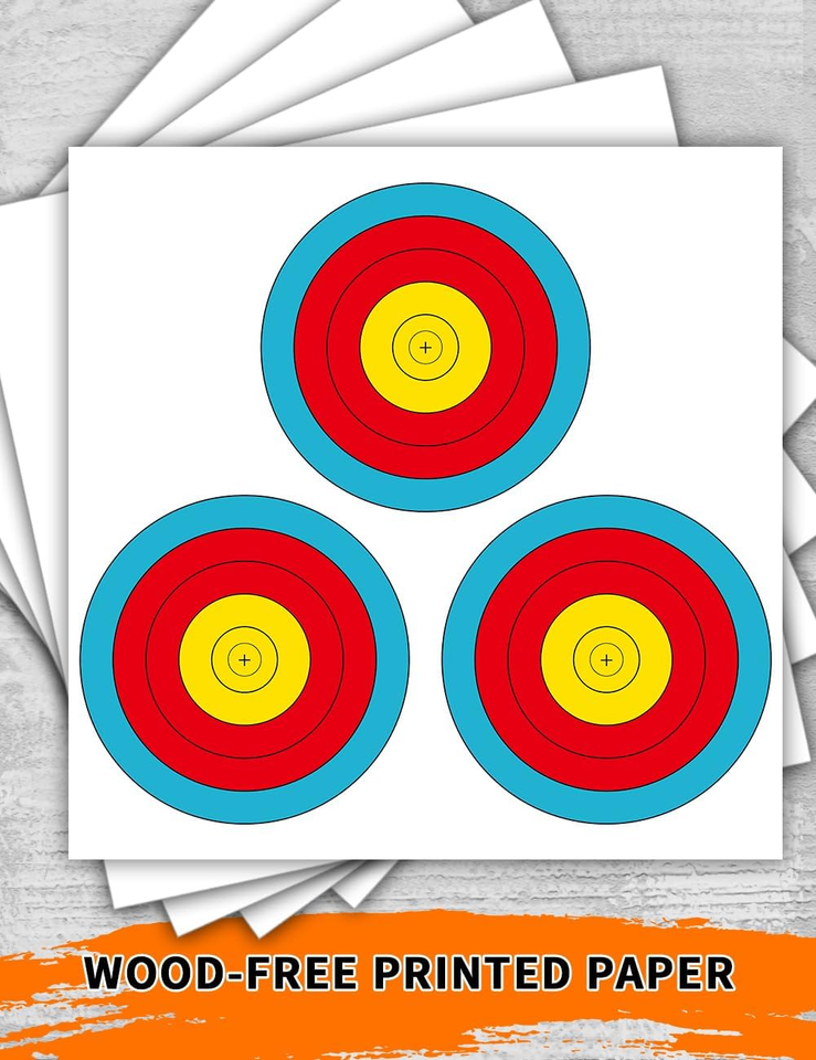 THREE ARCHERS 3 SPOT Vegas Targets Face 30Pcs Archery Targets Official ...