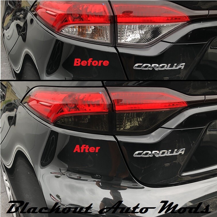 Tail Light Blackout Kit Precut Smoke Vinyl Overlay For 2020-2025