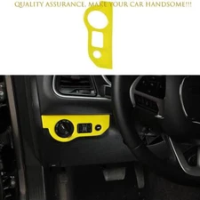 For Dodge Challenger 2015-2023 Solar Yellow Driver's Side Dash Control Cover 1PC