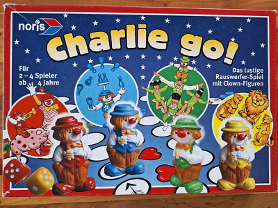 RARITÄT Noris Charlie go ! Das lustige Rauswerfer - Spiel Super Zustand !!!