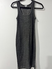 SPLENDID Black/White Racerback Tank Dress - Size XS Made in USA!