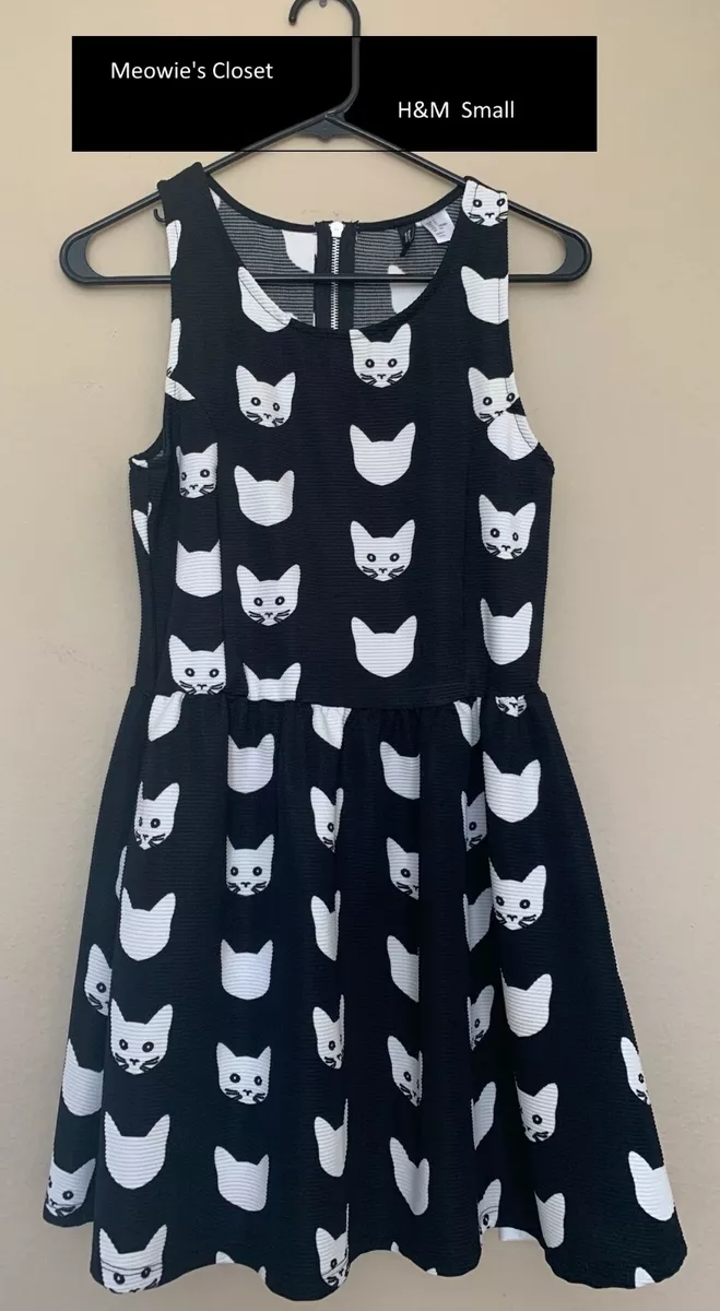 H&m top cat dress