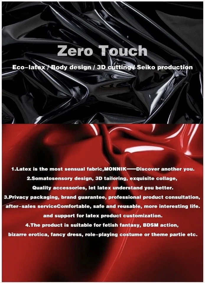 Latex Panties Handmade Rubber Shorts Black with Trim Underwear for Men Wear BDSM - Image 3 of 3