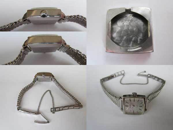セイコウ14kWG Seiko 11-7300 Vintage 14KWG 21 Jewels Manual Winding Womens