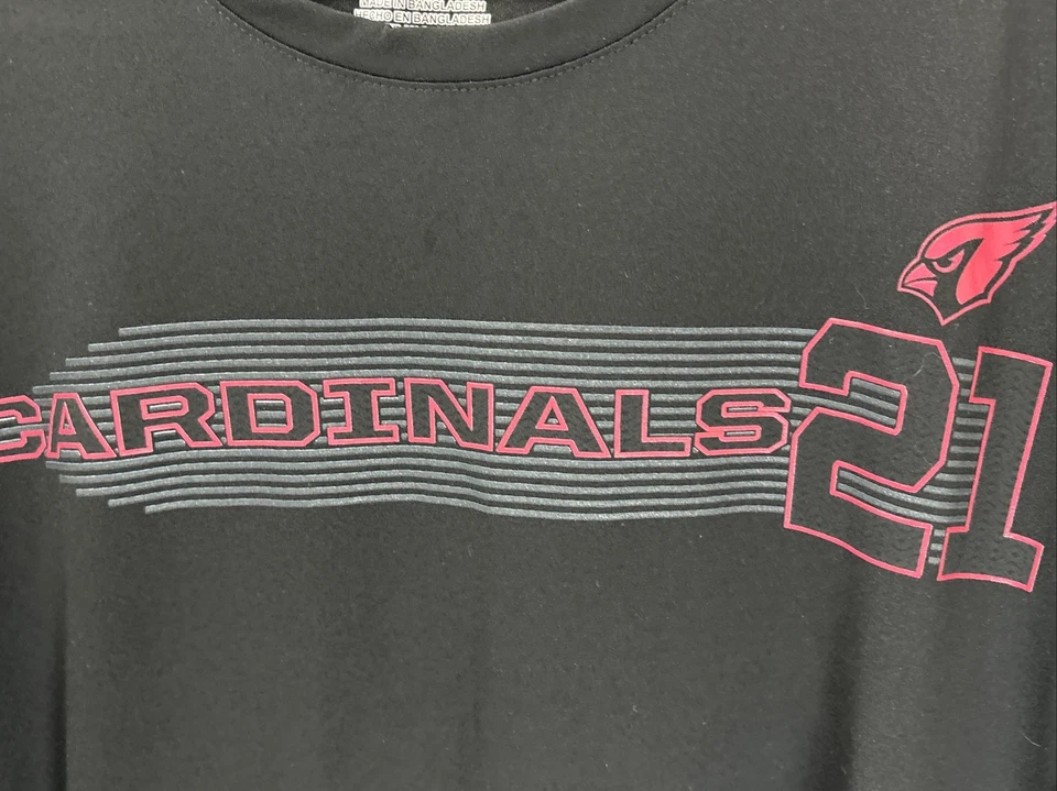 NFL T3X классный NFC Аризона кардиналов Патрик Петерсон #21 черная футболка мужская XL - Изображение 2 из 4