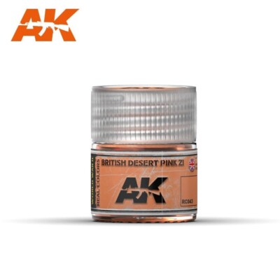 AK Interactive Real Colors RC043 Bristish Desert Pink ZI 10ml