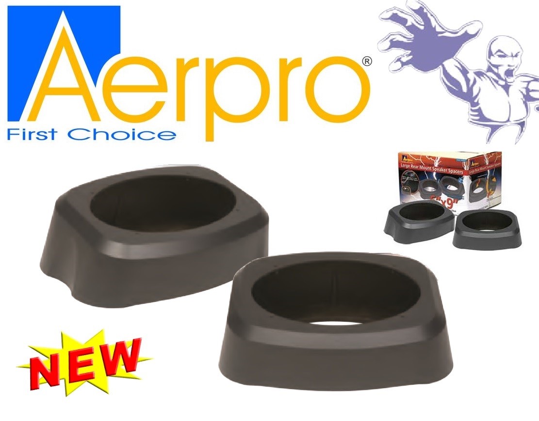 angled 6x9 speaker spacers