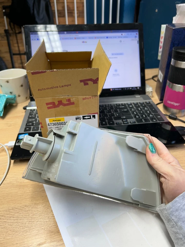 Front Left Side Indicator Fiat Punto Mk1 OEM TYC 18-3394-05-2B L2-3 - Image 2 of 3