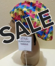  North Star Christmas SALE Women's  Euro/Chef Surgical Scrub Hat/Cap 