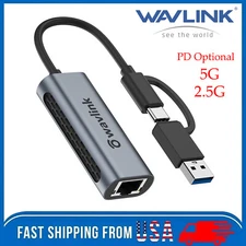 5G/2.5G USB C Ethernet Adapter Network Adapter for USB C/Thunderbolt 3 Laptop