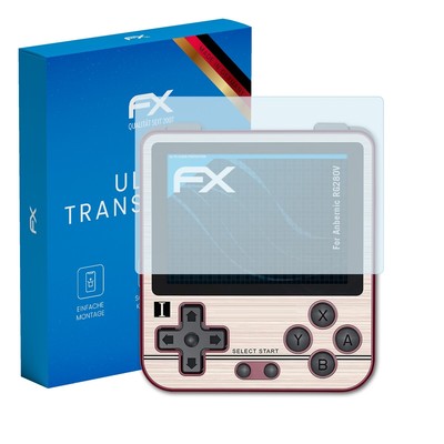 atFoliX 3x Displayschutzfolie für Anbernic RG280V Schutzfolie klar Folie