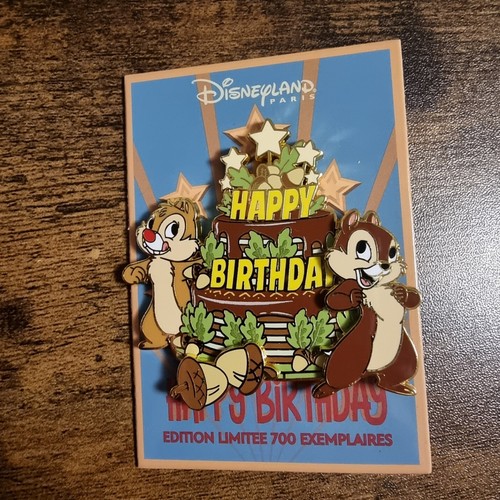 Disneyland Paris Happy Birthday Cake Gateau Limited Edition Disney Pin DLP LE700 - Picture 14 of 16