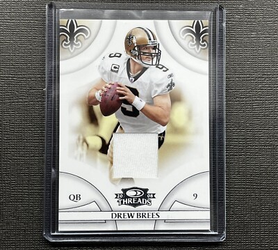 DREW BREES 2008 DONRUSS PLAYOFF THREADS JERSEY (RARE) /250 New Orleans Saints