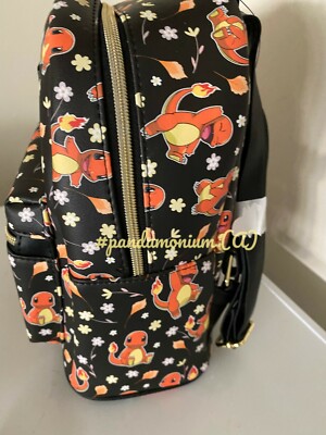 Loungefly Pokemon Charmander Mini Backpack Daisy Pattern Bag  display picture 1