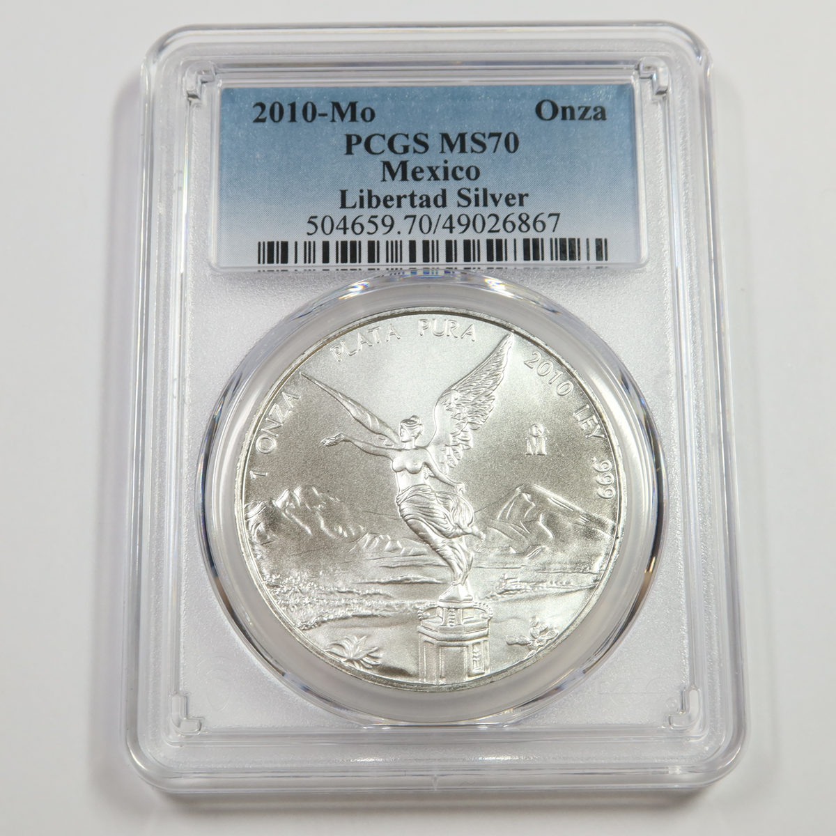 2010 Mo PCGS MS70 - MEXICO - 1 oz Silver Libertad Onza #49734A | eBay